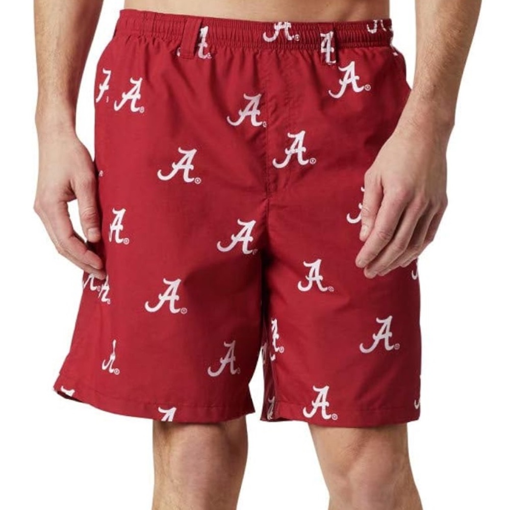 Like New Columbia PFG Alabama Crimson Tide Shorts